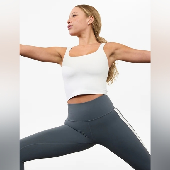 Athleta Other - Athleta Transcend Square Neck Crop Bra